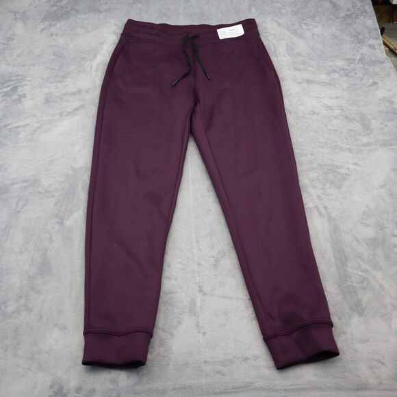 32 Degrees Heat Pants Womens S Purple Jogger Side Pockets Adjustable Waist - Picture 1 of 12